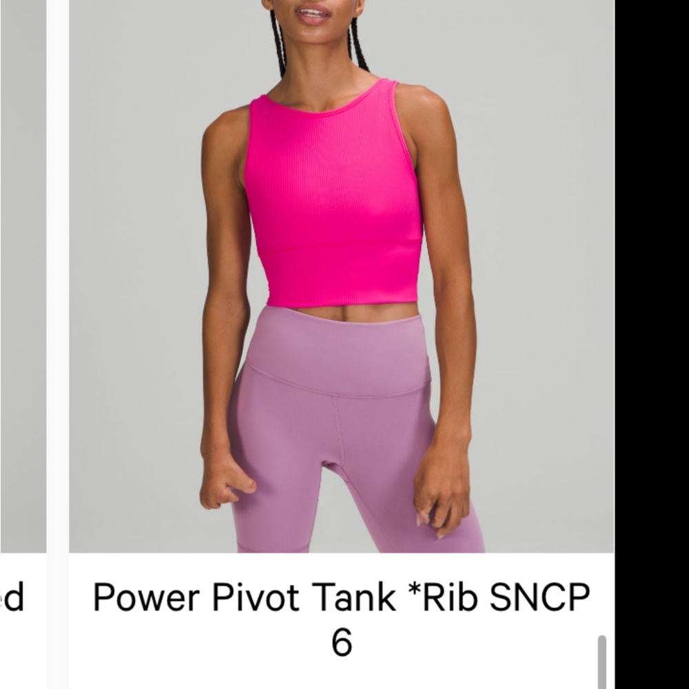 Lululemon Power Pivot Tank
